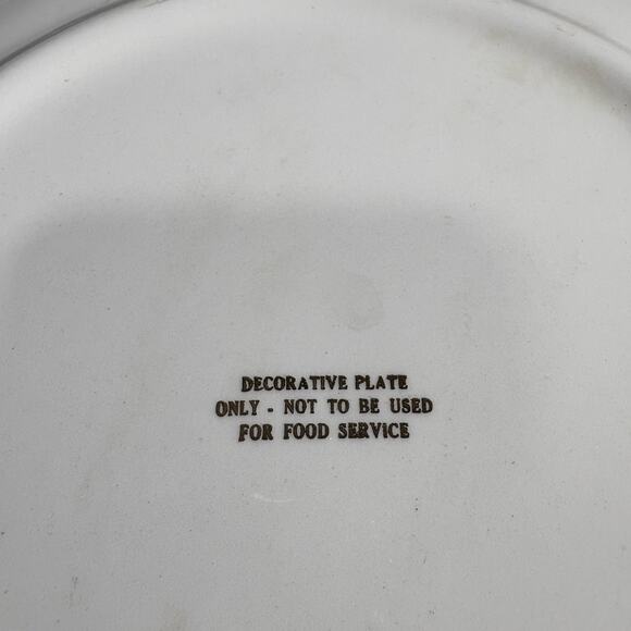 Seattle Center Red Transferware Vernon Kilns Vintage Plate - Washington Souvenir - Picture 8 of 8